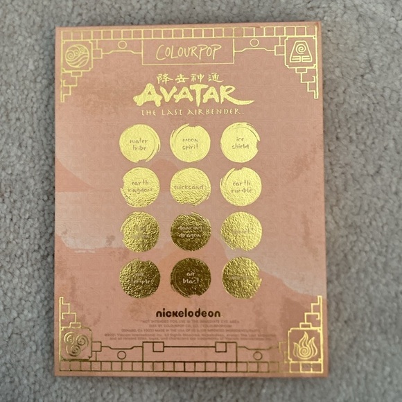 Colourpop Avatar The Last Airbender Eyeshadow Pallette New Colorpop Limited Ed - Picture 4 of 4